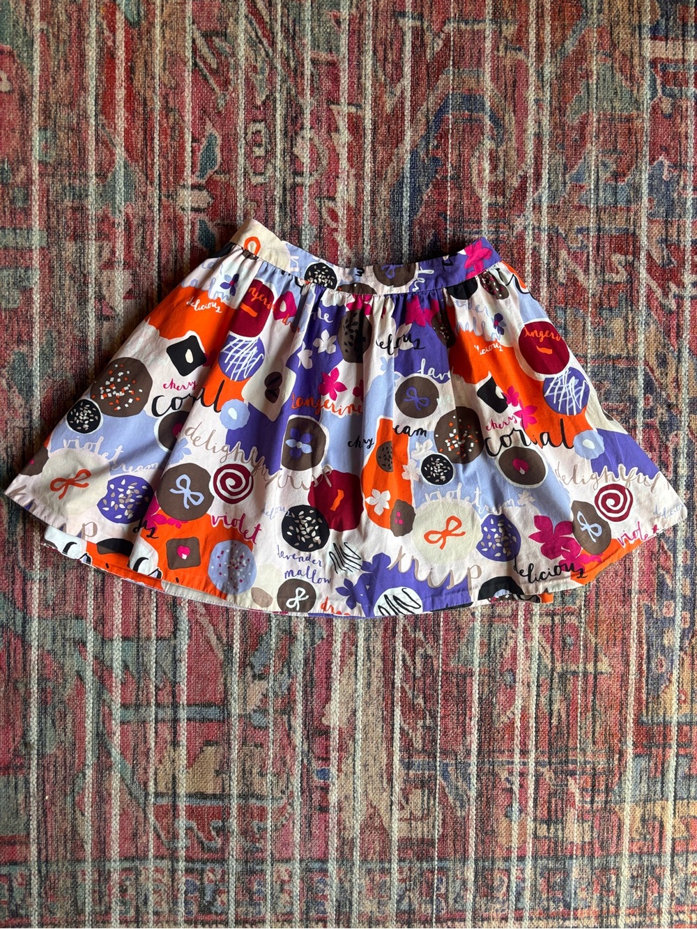 Kate Spade Girls’ Size 10 Cotton Macaron Skirt